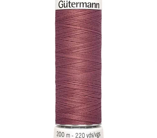 Нить Sew All для всех материалов, 200м, 100% п/э, цвет 474 турецкий розовый, Gutermann 748277