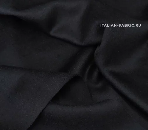 Шерсть пальтовая двухслойная Max Mara, цвет черный, 1122002-4