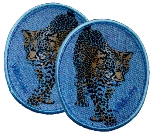 Термоаппликации HKM "Леопард", 9 х 7,5 см, 2 шт., арт. 33993