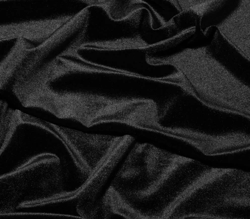 Бархат стрейч, цвет черный, VP11-15