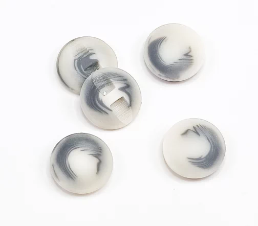 Пуговица DILL, на ножке, пластик, цвет серый, 20 мм