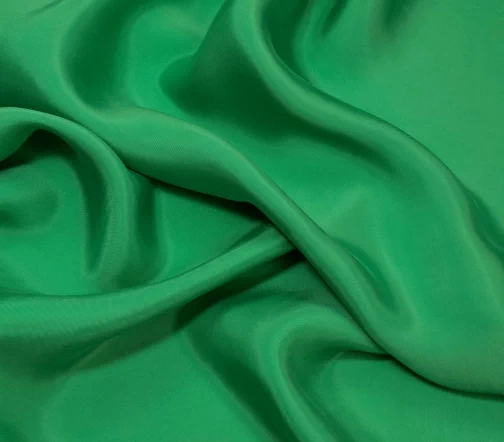 Купра плательно-блузочная, цвет ярко-зеленый, CU13-7