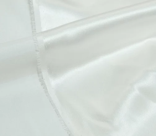 Шелк атласный молочный, SEA11-25