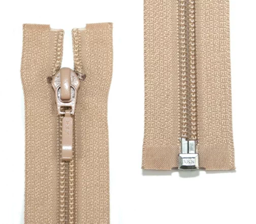 Молния YKK спираль разъёмная, 1 замок, 30см, 5мм, цвет 573, бежевый