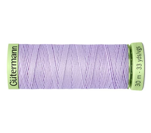 Нить Top Stitch для отстрочки, 30м, 100% п/э, цвет 442 бело-лавандовый, Gutermann 744506