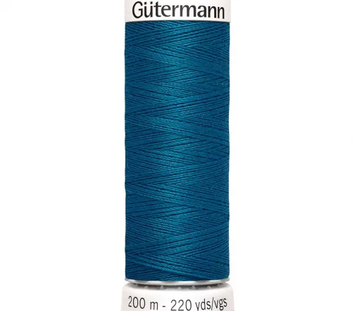 Нить Sew All для всех материалов, 200м, 100% п/э, цвет 483 морская волна, Gutermann 748277