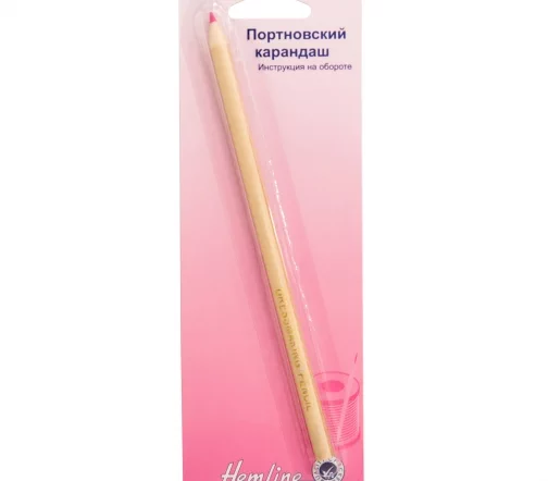 299.RED Карандаш портновский смываемый водой, розовый, Hemline