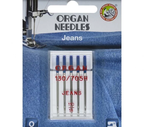 Иглы джинс № 110 (5шт), блистер, ORGAN, 502501