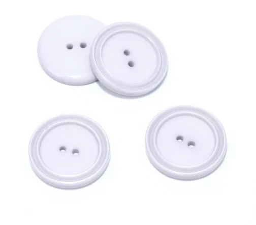 Пуговица Union Knopf, 2 отв., пластик, цвет сиреневый, 25 мм