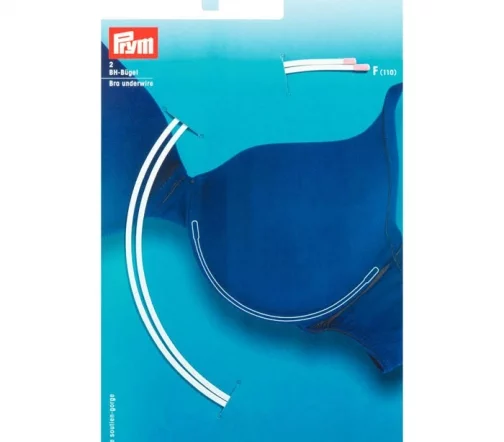 991822 Косточки для бюстгальтера, размер F (110) белый цв. Prym