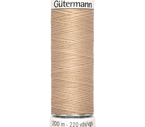 Нить Sew All для всех материалов, 200м, 100% п/э, цвет 170 кэмел, Gutermann 748277