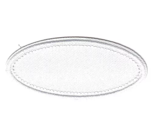 Термоаппликация Marbet "Овал большой белый", 8 х 3,5 см, 569975.C