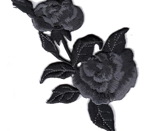 Термоаппликация Marbet "Розы черные", 8,5 х 13 см, 569988.A