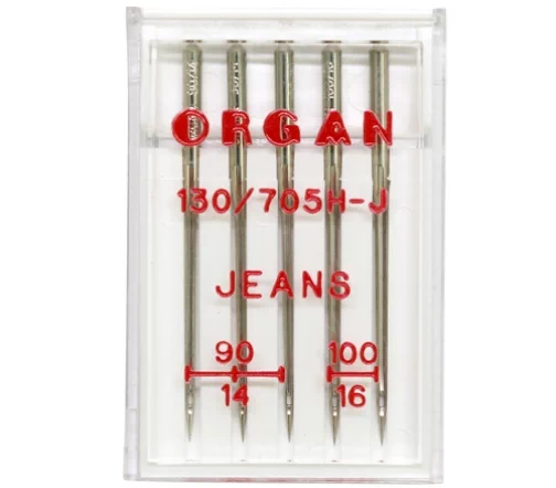 Иглы джинс № 90-100 (5шт), ORGAN, 162165