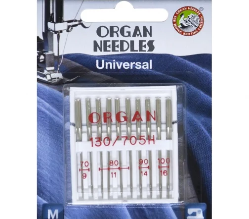 Иглы универсальные № 70-100 (10шт), блистер, ORGAN, 502488