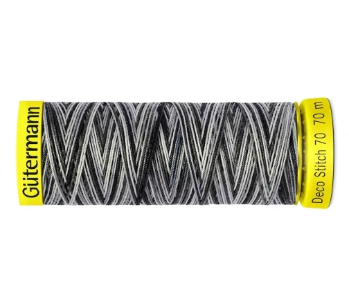 Нить Deco Stitch 70 для декоративных швов, 70м, мультиколор, цвет 9921, Gutermann 702161