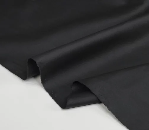 Сорочечный хлопок однотонный, цвет черный, 7042601-2