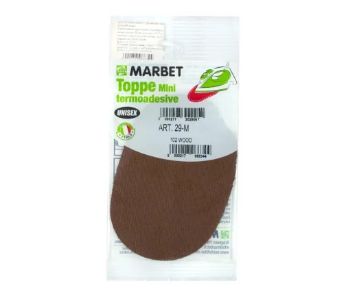 Термозаплатка мини деним, 13 х 8,5 см, арт. 29-М/102, цвет дерева