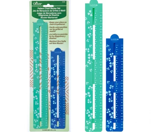 3164 Набор линеек для разметки узоров, Clover