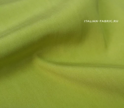 Шелк однотонный, цвет зеленое яблоко, 00696-2