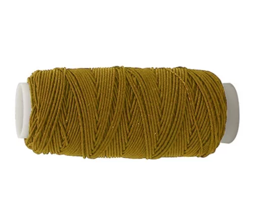 Нить эластичная Astra, 25 м, цвет горчичный, 425029-4