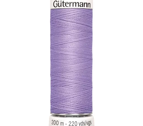Нить Sew All для всех материалов, 200м, 100% п/э, цвет 158 св.сиреневый, Gutermann 748277
