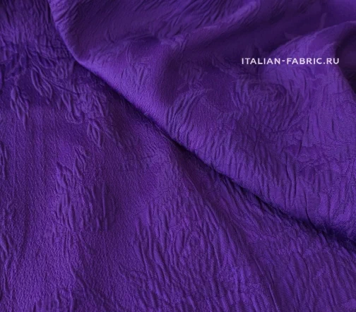 Жаккард стрейч "Розы", цвет фиолетовый, 1032140-3