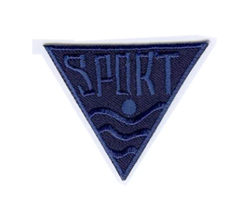 Термоаппликация HKM "Треугольник "Спорт", цвет синий, 5,5 x 5,5 x 5,5 см, арт. 21811/5