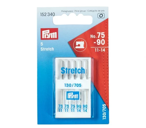 152340 Иглы для швейных машин стрейч №75-90 Prym