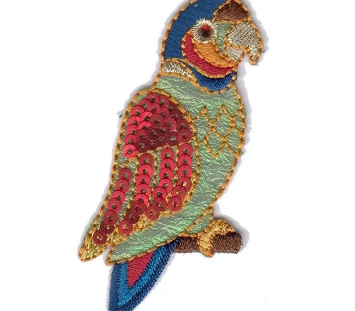 Термоаппликация Marbet "Попугай", 7 х 4 см, 1 шт., 569947.D