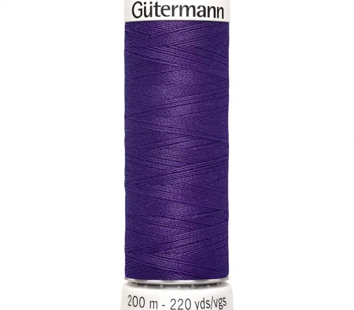 Нить Sew All для всех материалов, 200м, 100% п/э, цвет 373 т.фиолетовый, Gutermann 748277