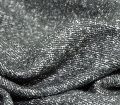 Ткань костюмная с ворсом, цвет серый, 00720