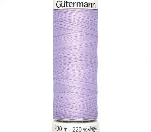 Нить Sew All для всех материалов, 200м, 100% п/э, цвет 442 бело-лавандовый, Gutermann 748277