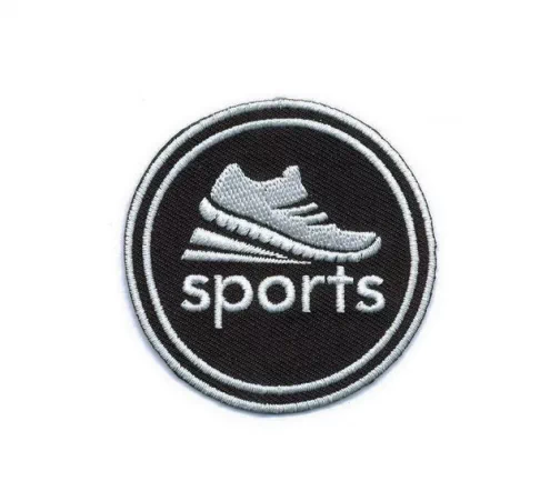 Термоаппликация Marbet "Sports", диаметр 6 см, цвет черный, 569499.A