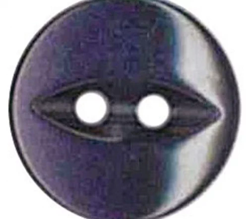 Пуговицы Hemline "Basic", пластик, 2 отв., 18 мм, 5 шт., цвет синий