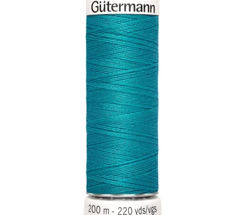 Нить Sew All для всех материалов, 200м, 100% п/э, цвет 055 св.зеленая бирюза, Gutermann 748277