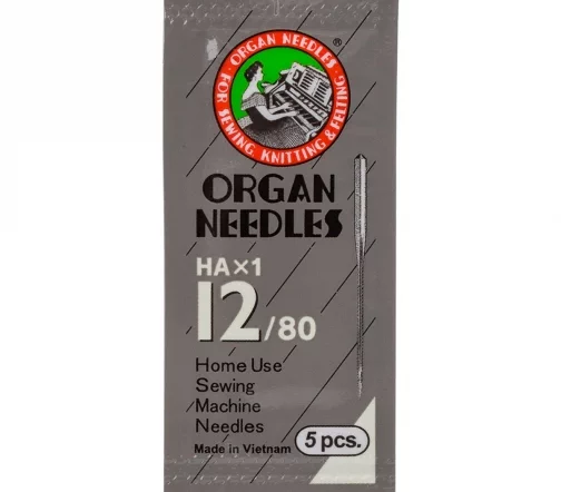 Иглы универсальные № 80 (5шт), мягк.уп., ORGAN, 633505