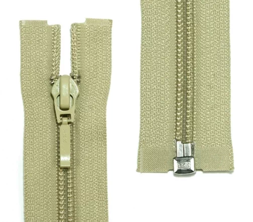 Молния YKK спираль разъёмная, 1 замок, 35см, 5мм, цвет 883, фисташковый