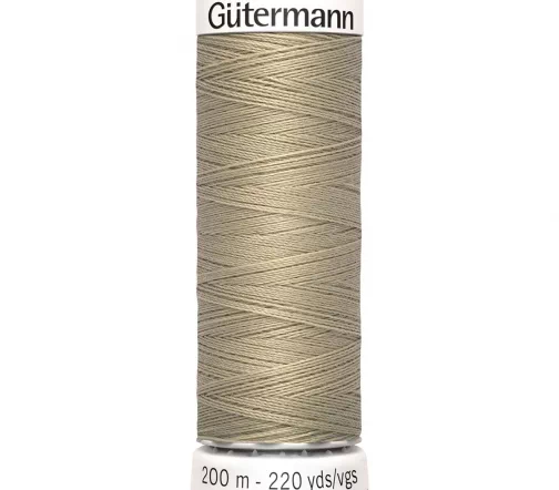 Нить Sew All для всех материалов, 200м, 100% п/э, цвет 131 св.бежево-зеленый, Gutermann 748277