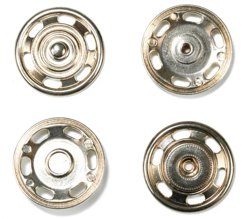 Кнопка пришивная, металл, 29мм, цвет золото, M881-29-2