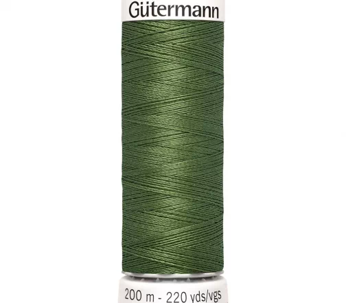 Нить Sew All для всех материалов, 200м, 100% п/э, цвет 148 т.оливковый, Gutermann 748277