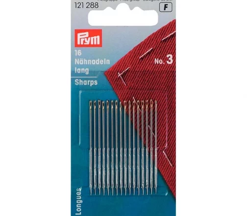 121288 Иглы швейные №3 0.90*44мм. Prym