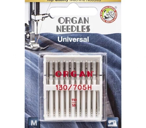 Иглы универсальные № 110 (10шт), блистер, ORGAN, 615299