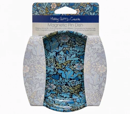 HGC279.01 Игольница магнитная "Блюдце", d 10,5 см, цвет синий, Hemline Hobby