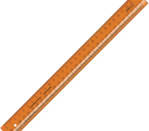 ЛН71 Линейка закройщика, пластик, 30 см, NEON, СТАММ