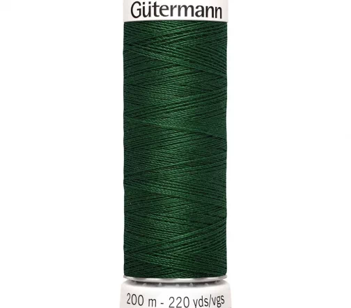 Нить Sew All для всех материалов, 200м, 100% п/э, цвет 456 умеренно зеленый, Gutermann 748277