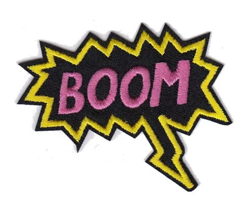 Термоаппликация "Boom", 7,5 х 5,7 см, арт. 565015.C