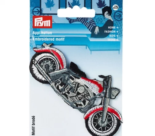 925229 Термоаппликация "Мотоцикл" 10х4,8 см, Prym