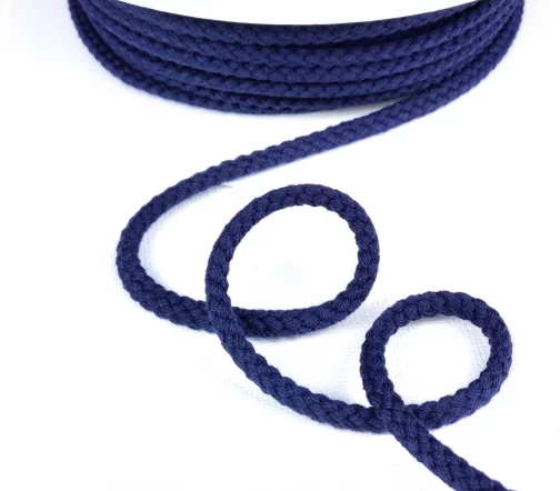 Шнур хлопковый PEGA, цвет синий, 5,3мм