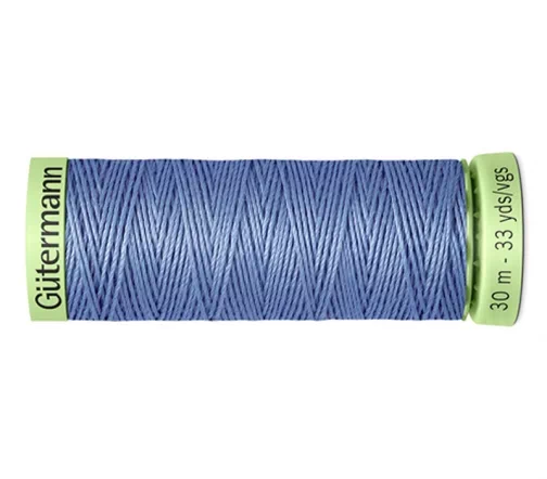 Нить Top Stitch для отстрочки, 30м, 100% п/э, цвет 074 сиренево-джинсовый, Gutermann 744506
